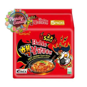 samyang extreme 2x spicy buldak hot chicken flavor ramen 140g X 5 pack box